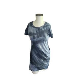 La Miel T-shirt Dress Women's‎ Large Grey Tie-dye
